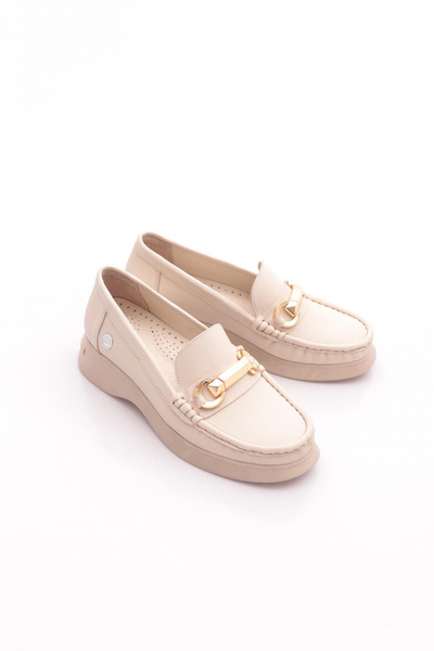 Mammamia D25Ya-730 Women's Leather Casual Shoes
