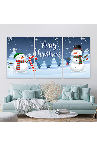 SND ثلاث لوحات قماشية فخمة بتصميم مودرن مع برواز شامبين مجوف