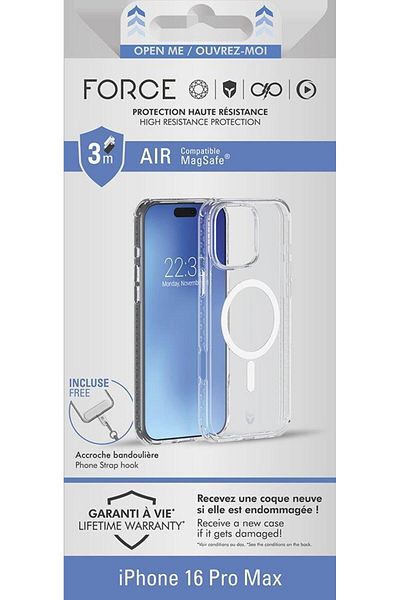 Force Case iPhone 16 Pro Max Air Frost Technology Magsafe