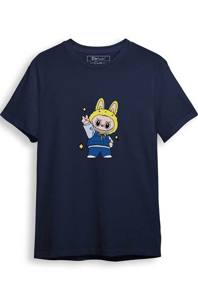 The Baski Tricou premium din bumbac 100% cu imprimeu blond, pentru păr blond