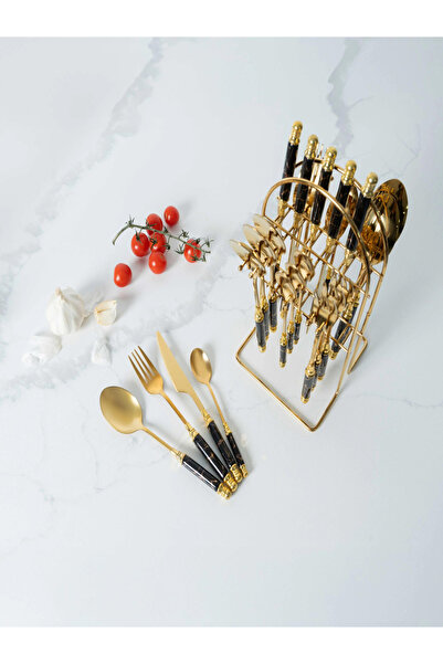 VAV GET طقم أدوات مائدة من 24 قطعة لـ 6 أشخاص