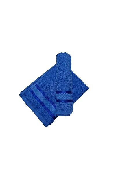 OEM Set 2 Hand Towels, Blue, 30x50 cm, 100% Cotton