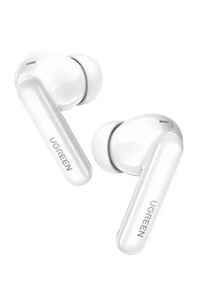 Baseus سماعات أذن يوجرين هايتون بي 3 اللاسلكية الحقيقية مع خاصية إلغاء الضوضاء النشطة، لون أبيض - WS207-WHT