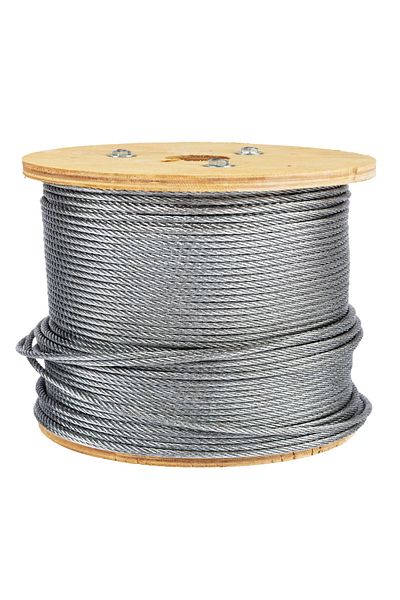divendi-ro Tambur de cablu din oțel galvanizat Little Farmer diametru 5mm lungime 100m