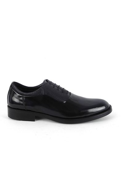 ZAZAMAG Men's shoes made of glossy natural leather Axel, black