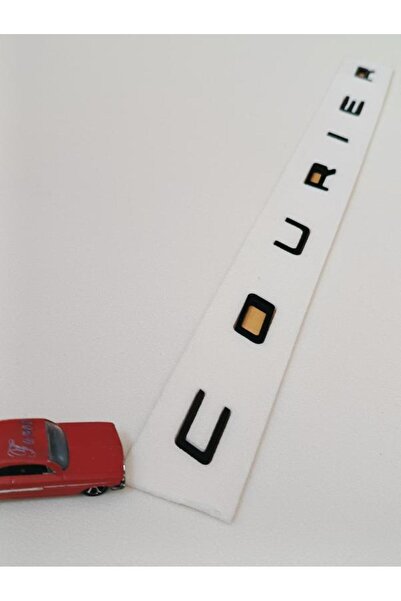 EDEXPORT Courier Piano Black Boşluklu Bagaj Yazısı 3M 3D ABS