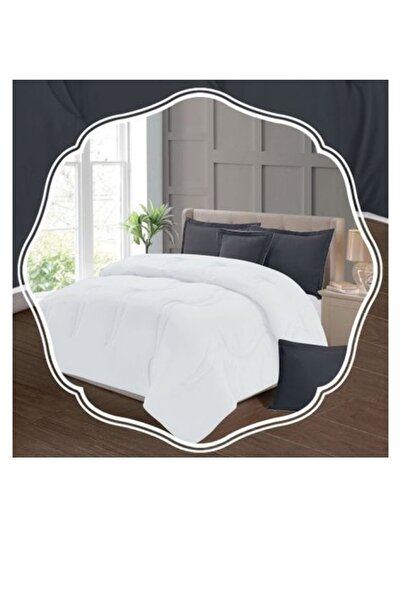 BLUESKY 100% Microfiber Double Bedspread, Geometric Design Bed Cover, Reversible, 4-Piece Set, 230X170cm