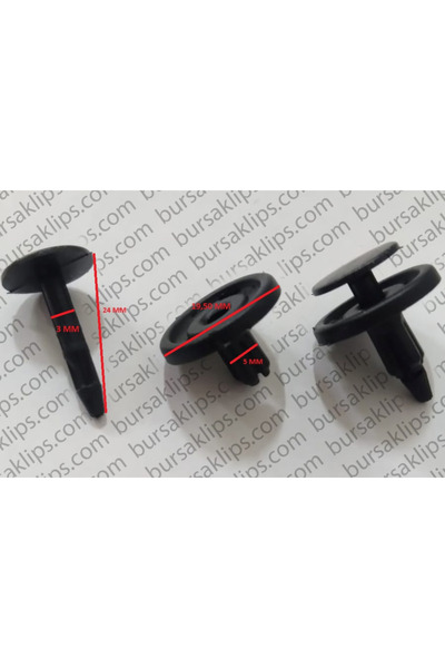 bursaklips 6305- مشبك تنجيد داخلي ايسوزو (10 قطع)