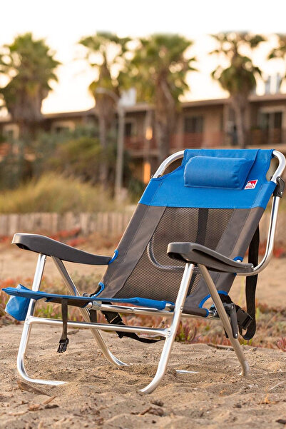 Funky Chairs 2 ADET Beach Star Light Alüminyum 5 Kademeli, Tam Yatar Pozisyon, Plaj Şezlong Sandalye 2 ADET