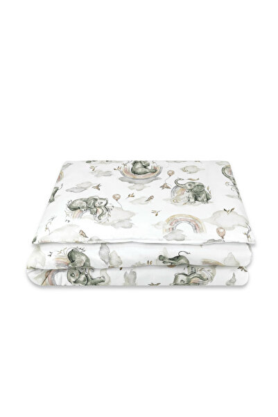 Qmini Lenjerie patut junior cu 2 piese, Qmini, Din bumbac certificat Oeko Tex...