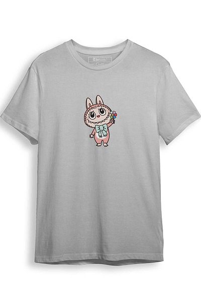 The Baski Labubu Figure Printed 100% Cotton Premium T-Shirt