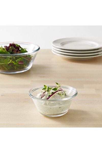 IKEA VARDAGEN Bowl, Transparent Glass, 12 cm