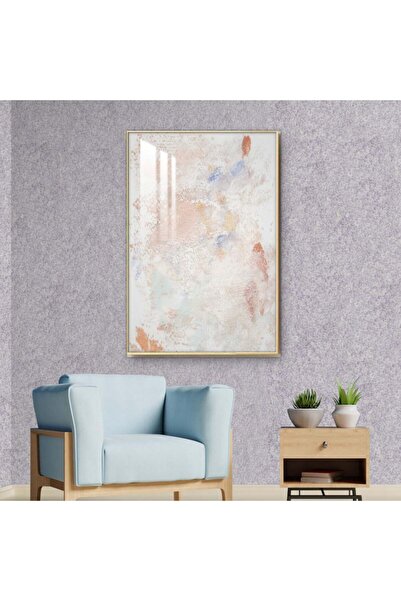 4gdran لوحة جدارية خشبية فاخرة مع برواز شامبين و طبقة من الاكرليك الشفاف