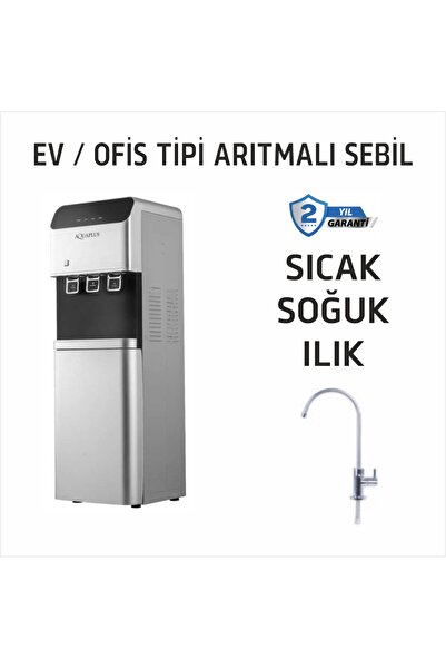 Aqua Marmara Arıtma Sistemli Su Arıtma Sebili - Sıcak Soğuk Ilık - Beyaz