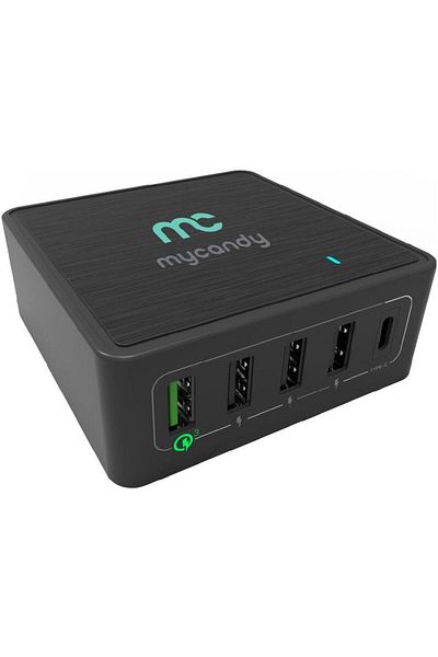 My Candy MyCandy 5 Port USB Charger Black