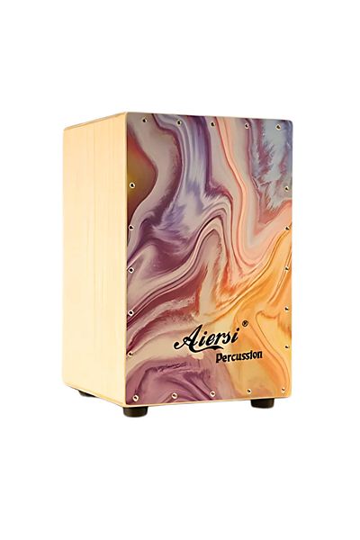 Aiersi Cajon Music Box For Professional Playing Parties Birch Wood With Carry Bag