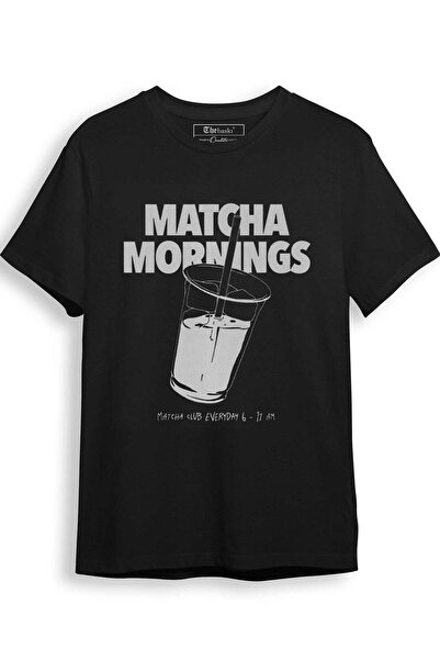 The Baski Dijeta Matcha Jutarnji Štampano 100% pamuk Premium Majica