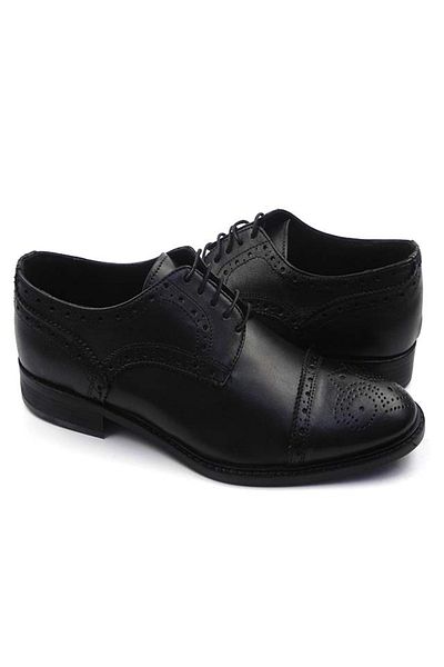 ZAZAMAG Men's genuine leather shoes Marius business, black