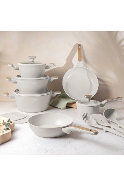 Berlinger Haus Sada nádobí s titanovým povrchem 15 ks Sahara Nordic Collection