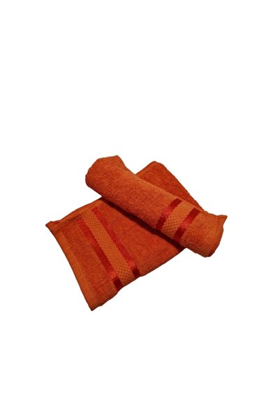 OEM Set de 2 prosoape de mână, portocalii, 30 x 50 cm, 100% bumbac