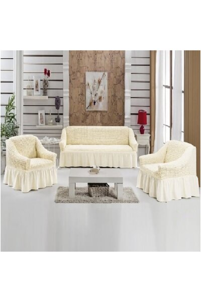 Inovius Set 3 huse 311, pentru canapele 3 locuri si 2 fotolii - Model Uni Cul...