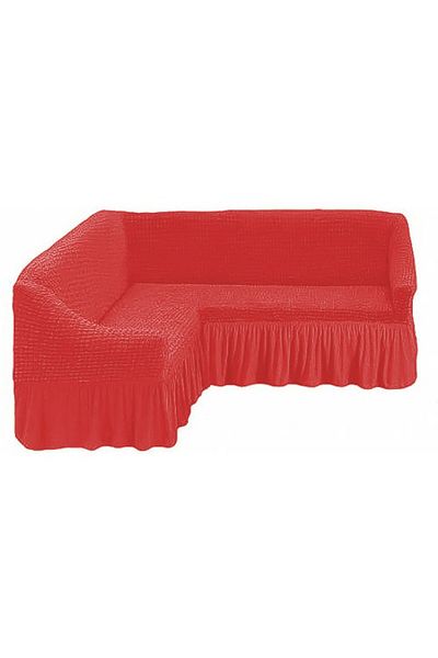 Inovius Elasticized Cotton Sofa Cover - Uni Red Model