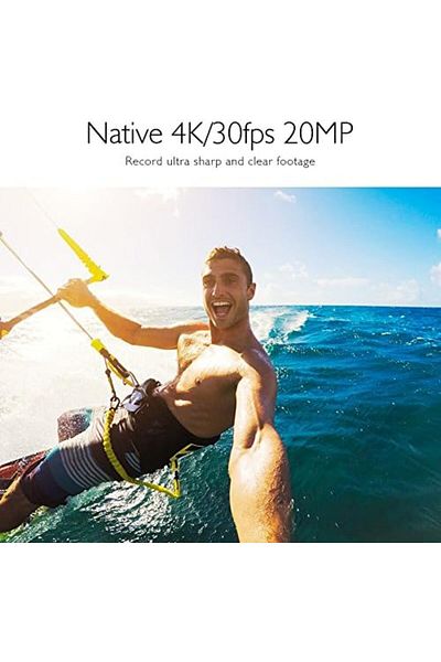 AKASO كاميرا الحركة V50 Pro 4k/30fps 20MP، مقاومة للماء حتى عمق 30 مترًا، EIS 2.0، شاشة تعمل باللمس، واي فاي