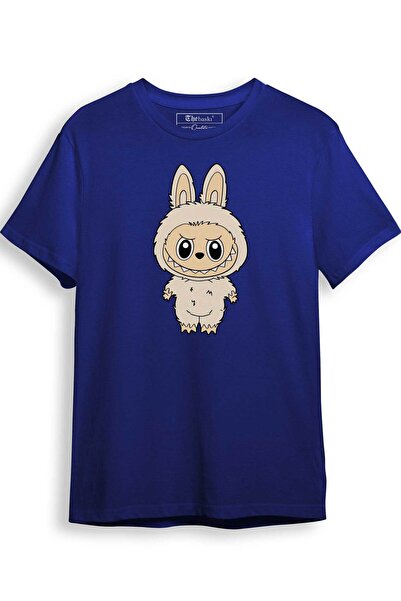 The Baski Tricou premium din bumbac 100% cu imprimeu Labubu Çirkin Yaratık