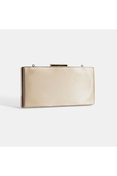 Desa Women's Gold Portfolio Evening Bag