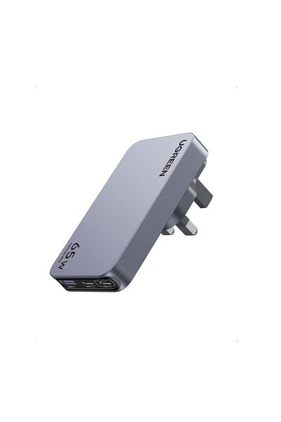 Baseus Ugreen X753-25356 3 Port Travel Charger 65W Grey