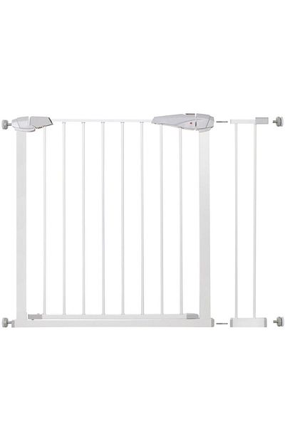 SERSIMO Poarta de siguranta Safety Gate pentru scari, ajustabila 90-99 cm, din otel, alba