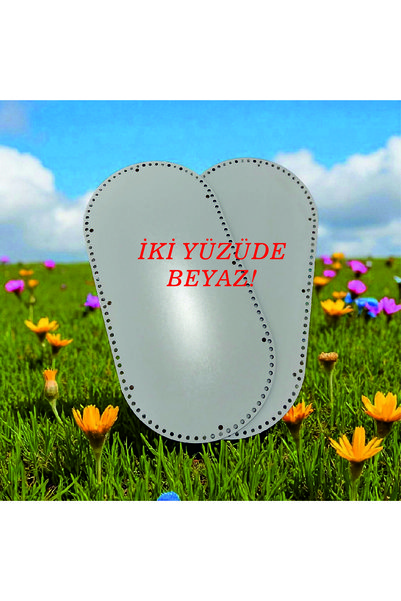 ASUDE HEDİYELİK Wooden Stroller Base Plate 5.4mm Mdf 70X35 cm Double Face White Base Crochet Base Basket Base