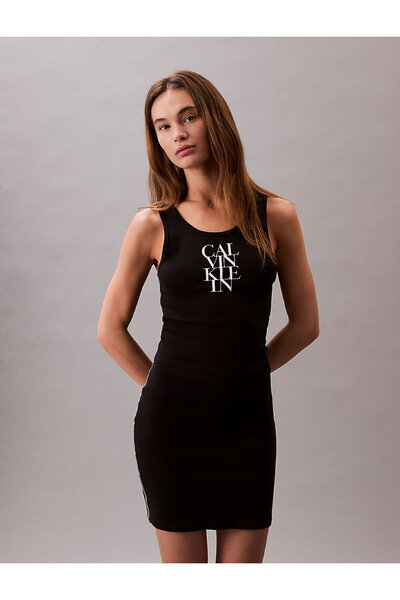 Calvin Klein Kadın Siyah Elbiseler