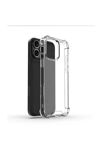 SBY TEKNOLOJİ حافظة متوافقة مع هاتف Apple iPhone 16 Pro، غطاء سيليكون شفاف مضاد للصدمات من Nitro