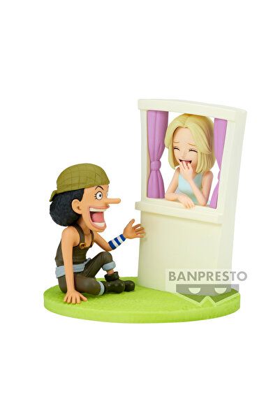Wcf - Log Stories One Piece - Usopp & Kaya Statue 7cm