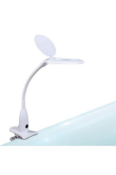 Gaudi Lampa LED de birou cu lupa - alb