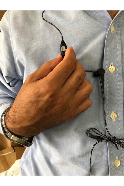 CODEGEN Mikrofonlu 3,5mm Aux Stereo Kablo 1,5Mt