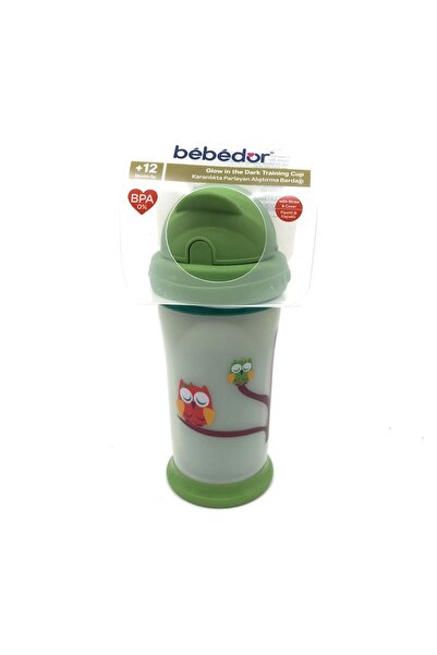 Bebedor 7510 KARANLIKTA PARLAYAN PİPETLİ ALIŞTIRMA BARDAĞI 240 ML