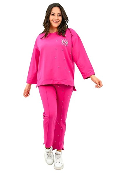 FashionForYou Compleu dama TAYRA, pantaloni conici si bluza cu pietre artizan...