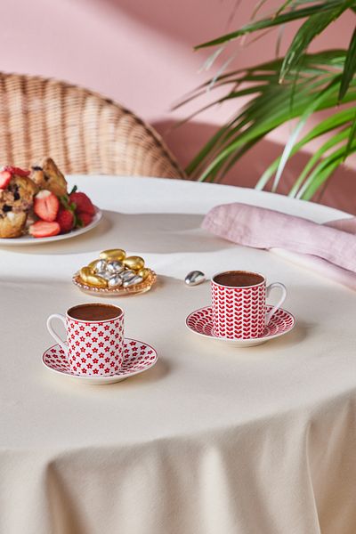 Karaca Bahar 2 Person Coffee Cup 90 ml