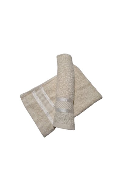 OEM Set 2 beige hand towels, 30 x 50 cm, 100% cotton, 400 GSM