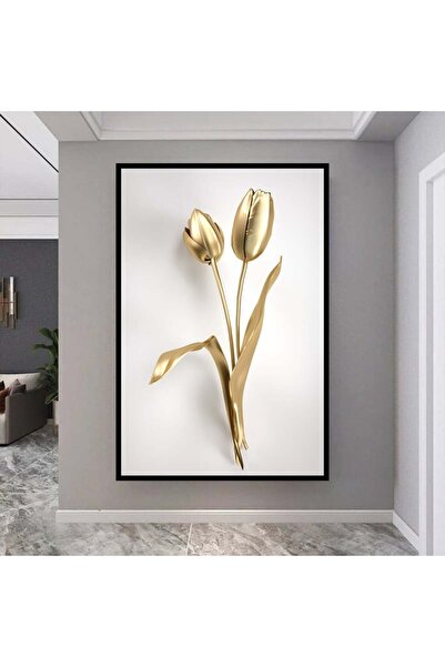 SND لوحة قماشية بتصميم مودرن مع برواز أسود مجوف