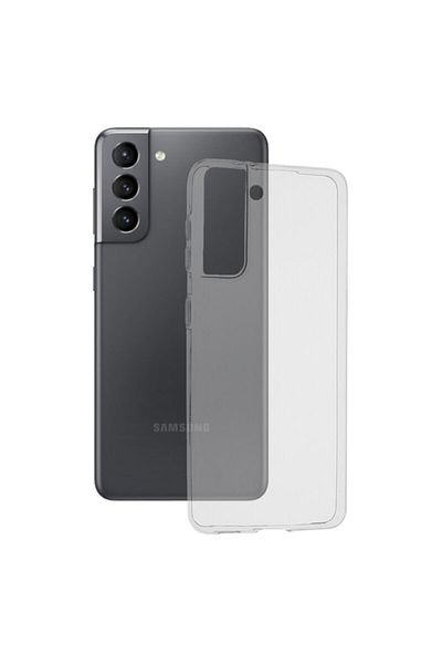 dalip Carcasă de protecție compatibilă cu Samsung Galaxy S21, silicon transparent, transparentă