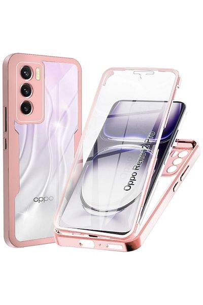Air Husă de protecție pentru Oppo Reno12 + folie, Protect, V40, Lexgard, roz pudrat