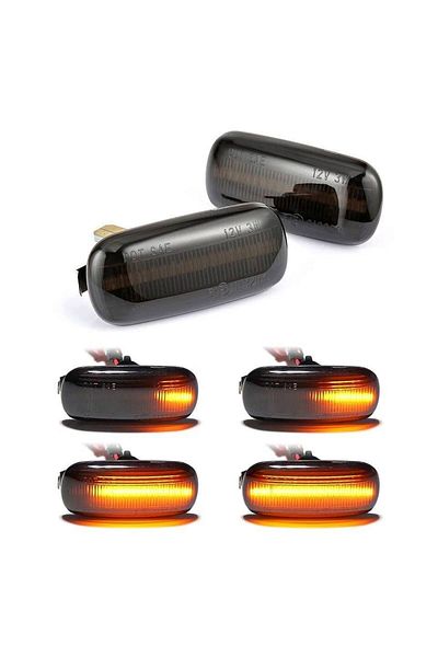 Autohelix MSA Set de 2 semnalizatoare dinamice, secvențiale, Audi A3 8P, A4 B6, B7, B8, A6