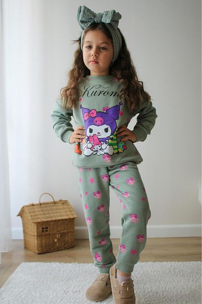 JELİBOOM Kuromi 2 Thread Girl Double Set