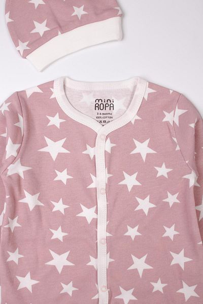 Mini Ropa ثوب فضفاض للأطفال على شكل نجمة مع قبعة وحذاء