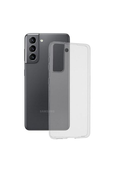dalip Carcasă de protecție compatibilă cu Samsung Galaxy S21, silicon transparent, transparentă