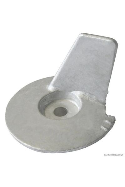 OSCULATI Anod with Wing from Zinc for Tohatsu Engines 8/20 HP, 4-Stroke