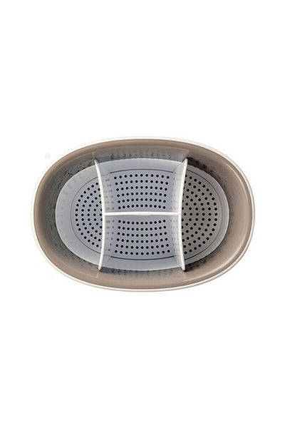 Stefanplast Tosca 4-Compartment BPA-Free Plastic Cutlery Drainer
